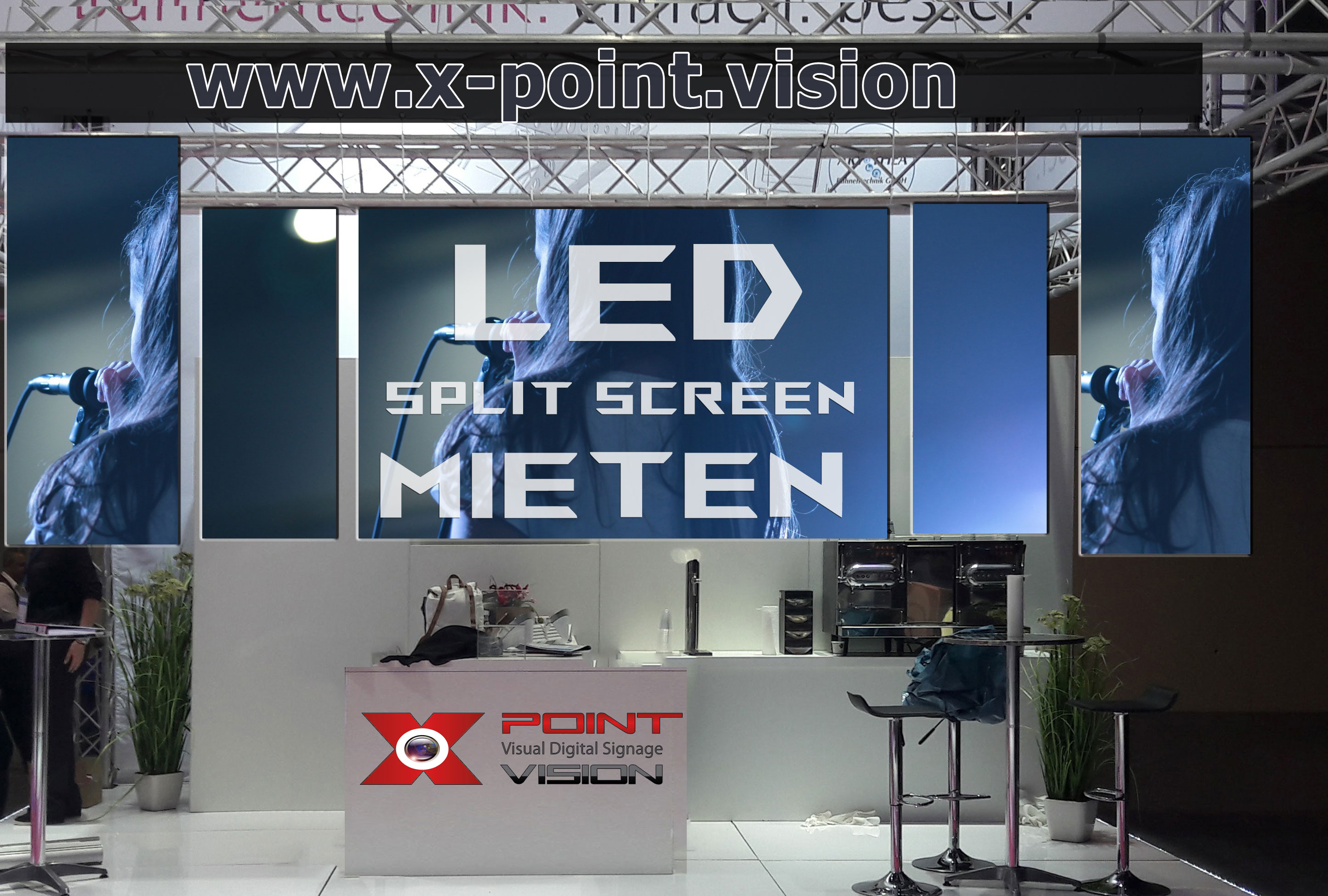 LED Wall | Split-Screen | 8 x 2 Meter